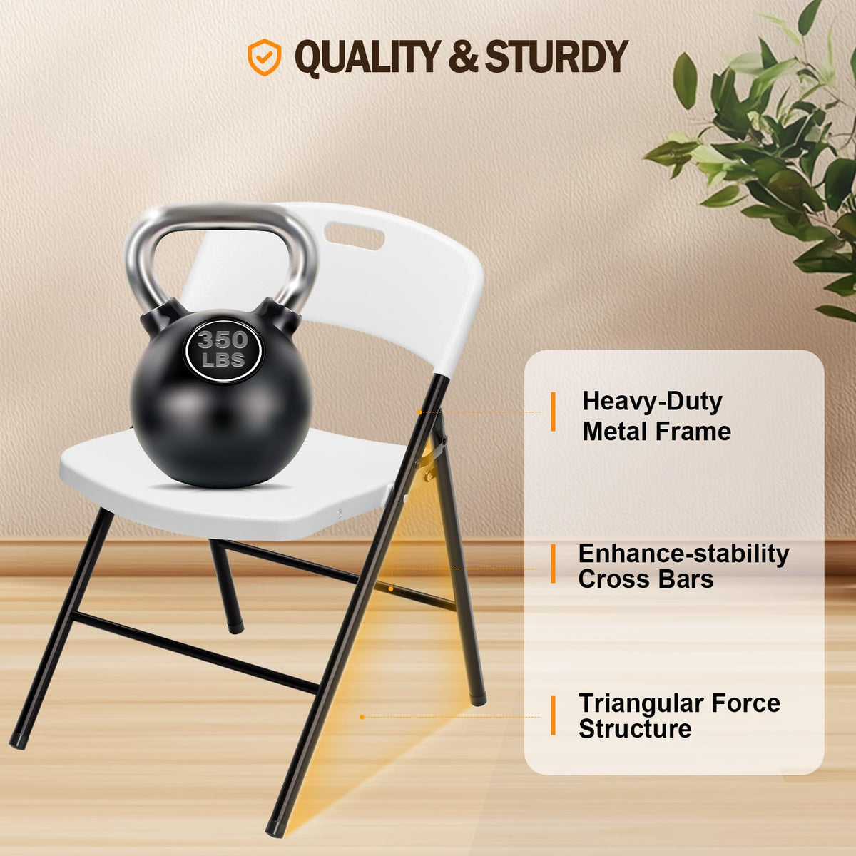 White Plastic Folding Chairs C895718