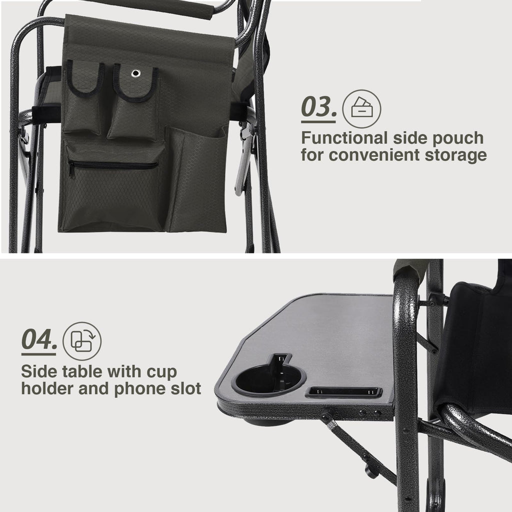 Lightweight Aluminum Director Camping Chair A934