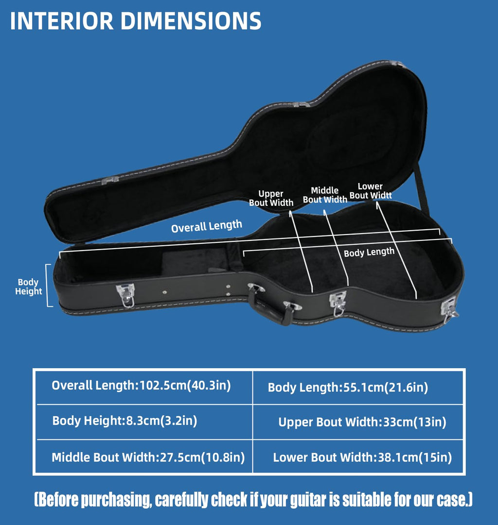 39inch Classical Guitar Case Black M78604