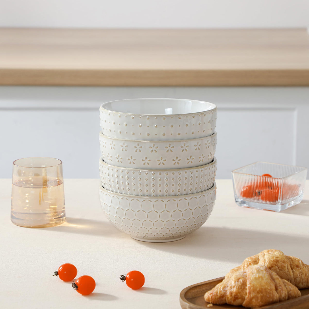 30 Ounce Ceramic Soup Bowls Set of 4 T635250