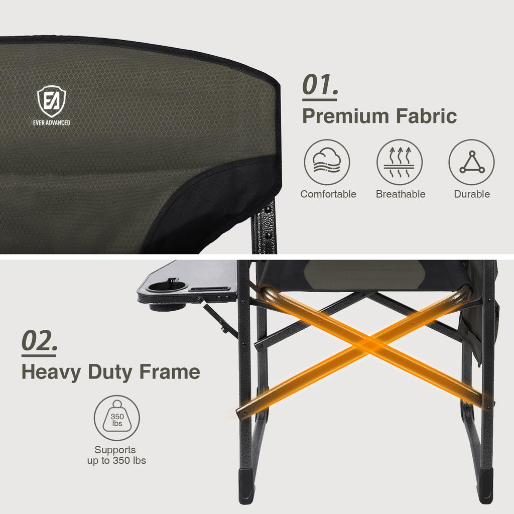 Lightweight Aluminum Director Camping Chair A934