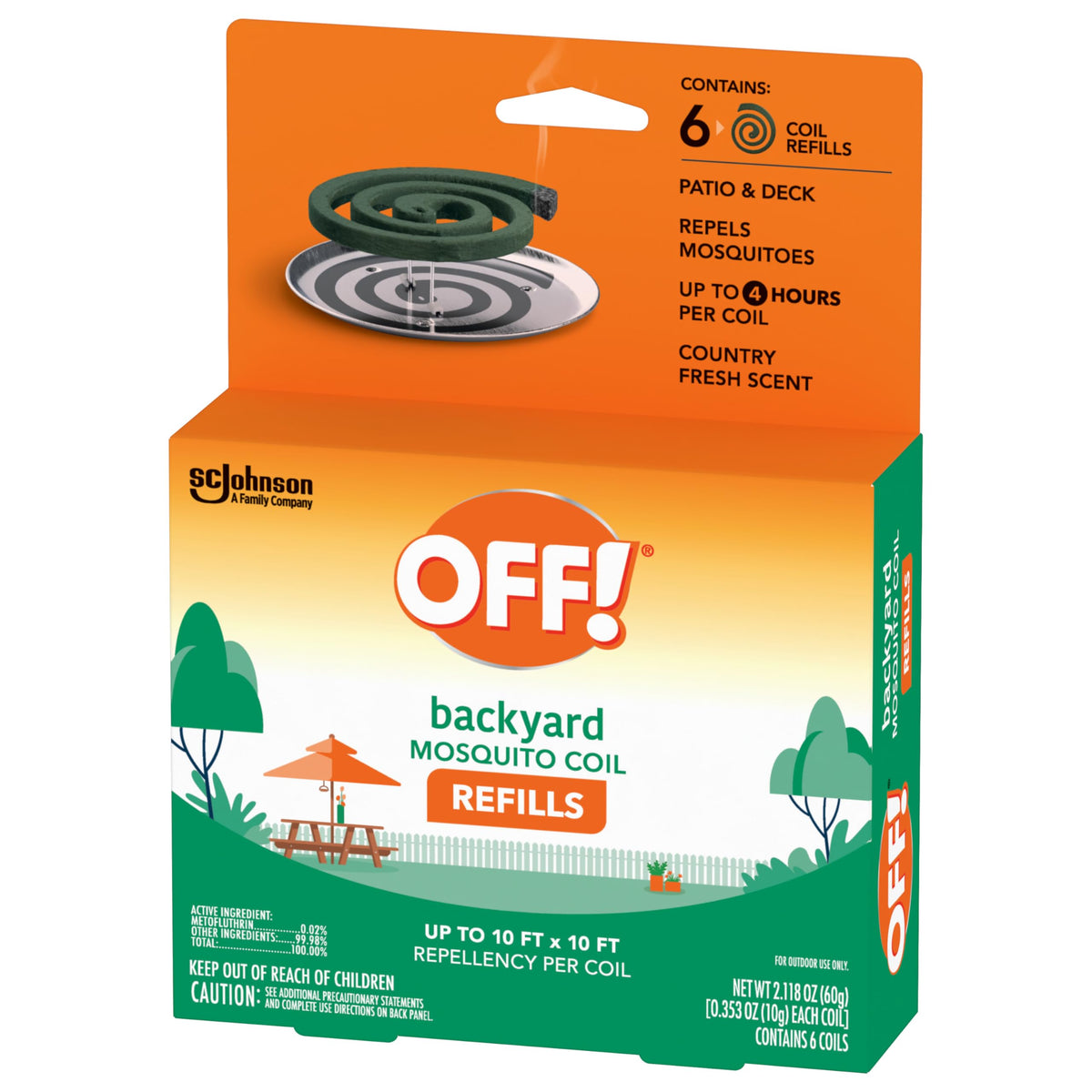 Mosquito Coil Refills 6 Count (Pack of 6) C417730