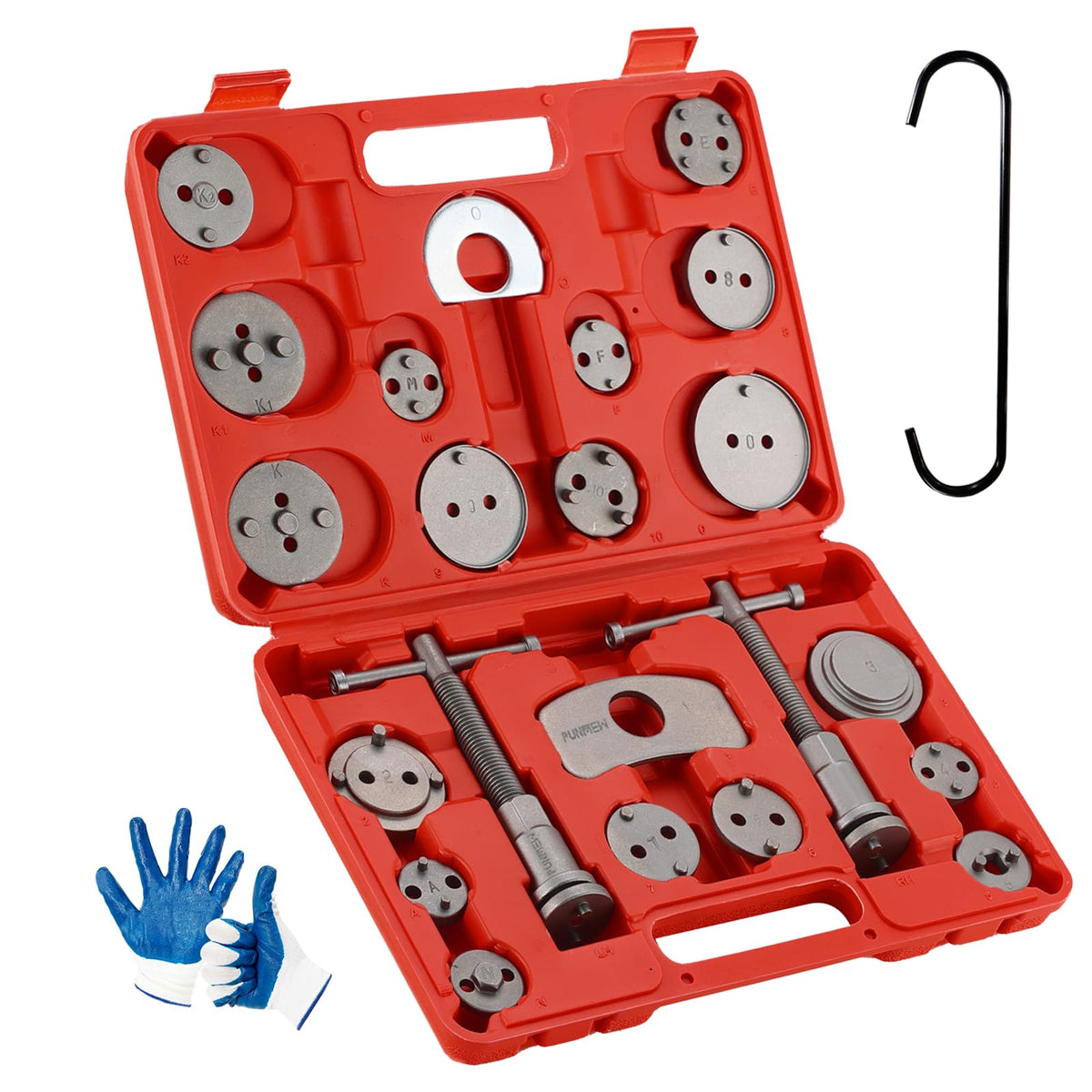 Heavy Duty 24-Piece Brake Caliper Compression Tool Set Q4867