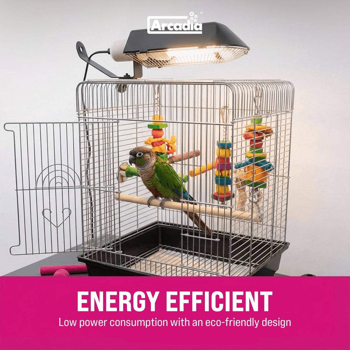 Compact Bird Lighting Kit 20 Watts 2.4% UVB Full Spectrum Light Fixture X518812