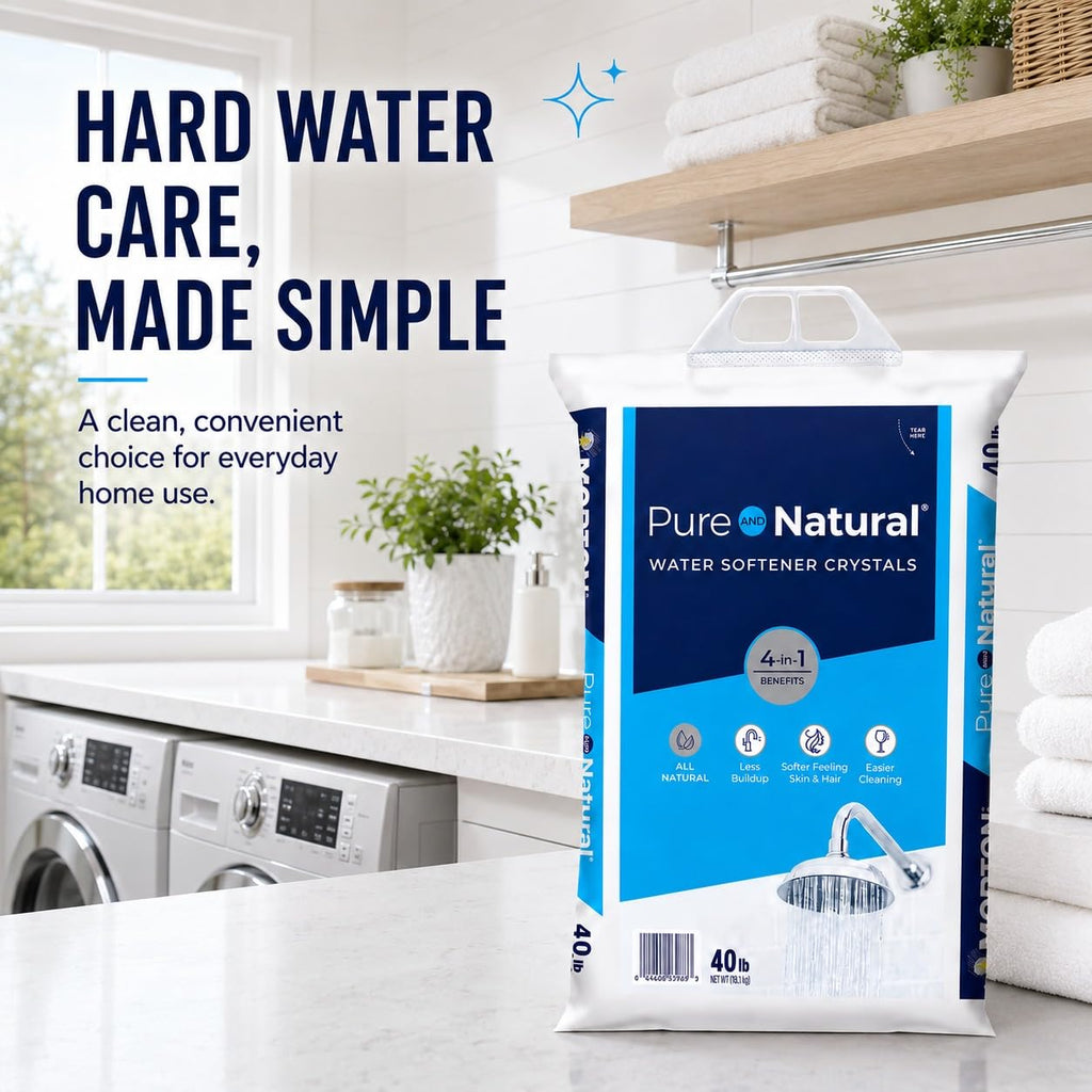 Water Softener Salt Crystals 40 lb 3 Pack A454