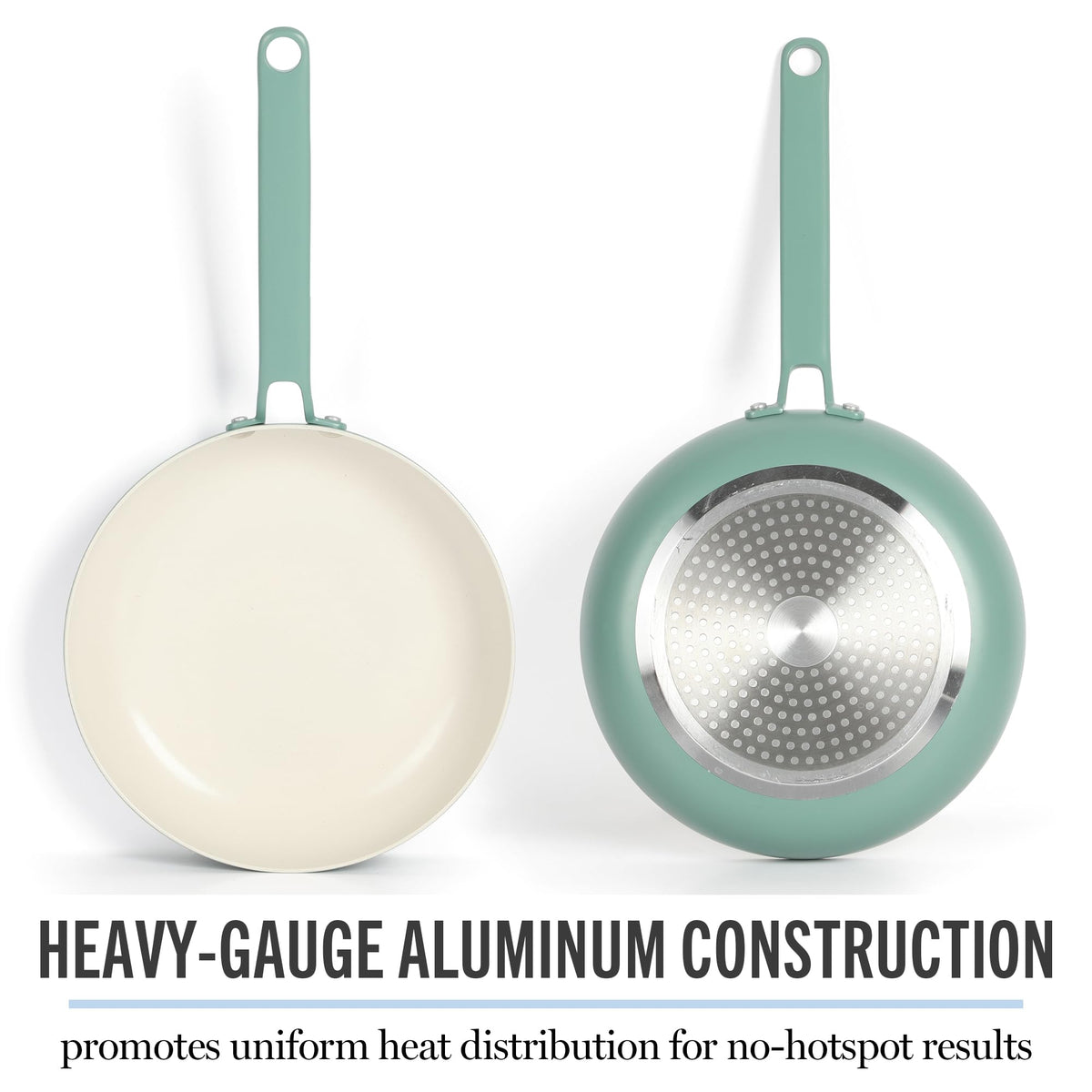 12 Piece Nonstick Ceramic Aluminum Cookware Set Teal X26328