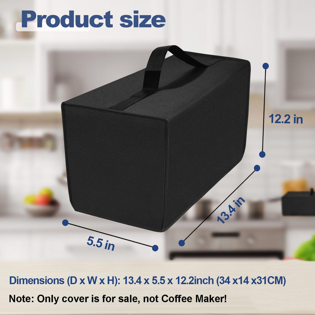 Black Coffee Maker Cover L6078