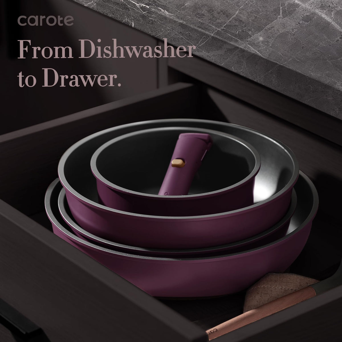 21 Pc Non Stick Cookware Set F348416