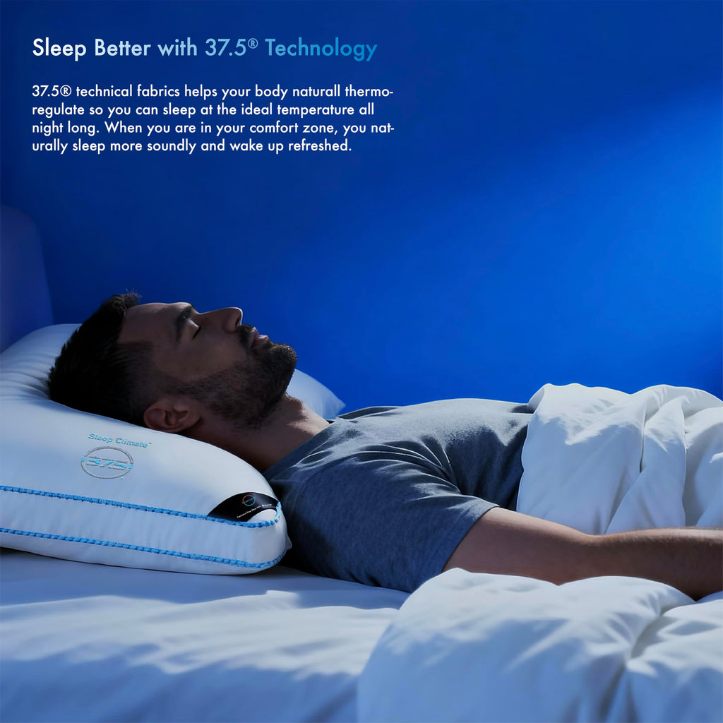 Temperature Regulating King Size Down Alternative Pillow with 2” Gusset R476471