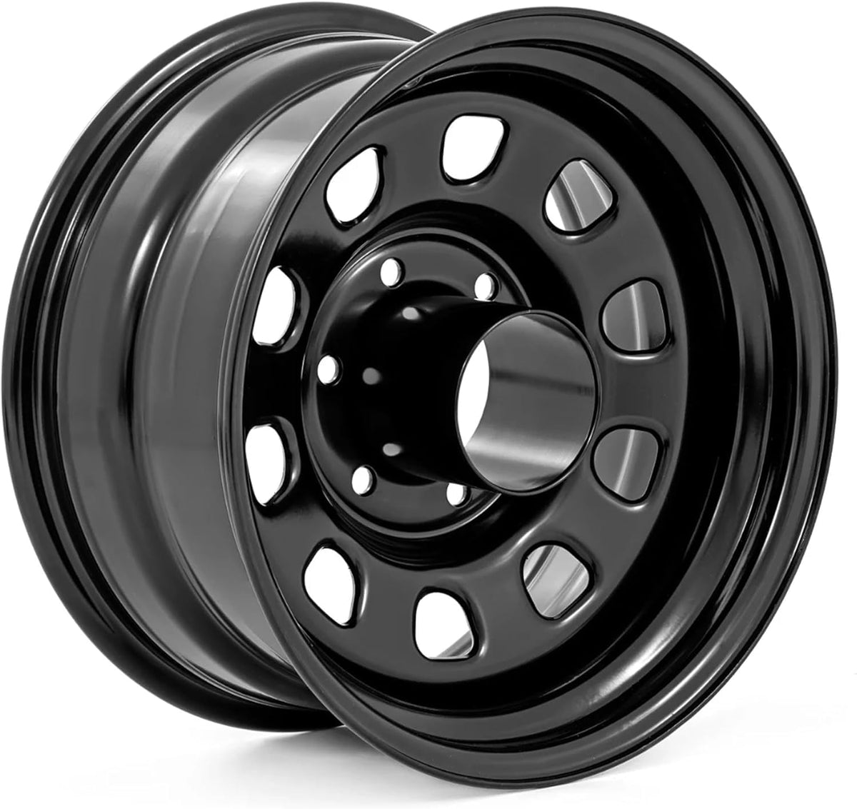 Black Steel Wheel 16x8 5x5.5 Bolt Pattern D641