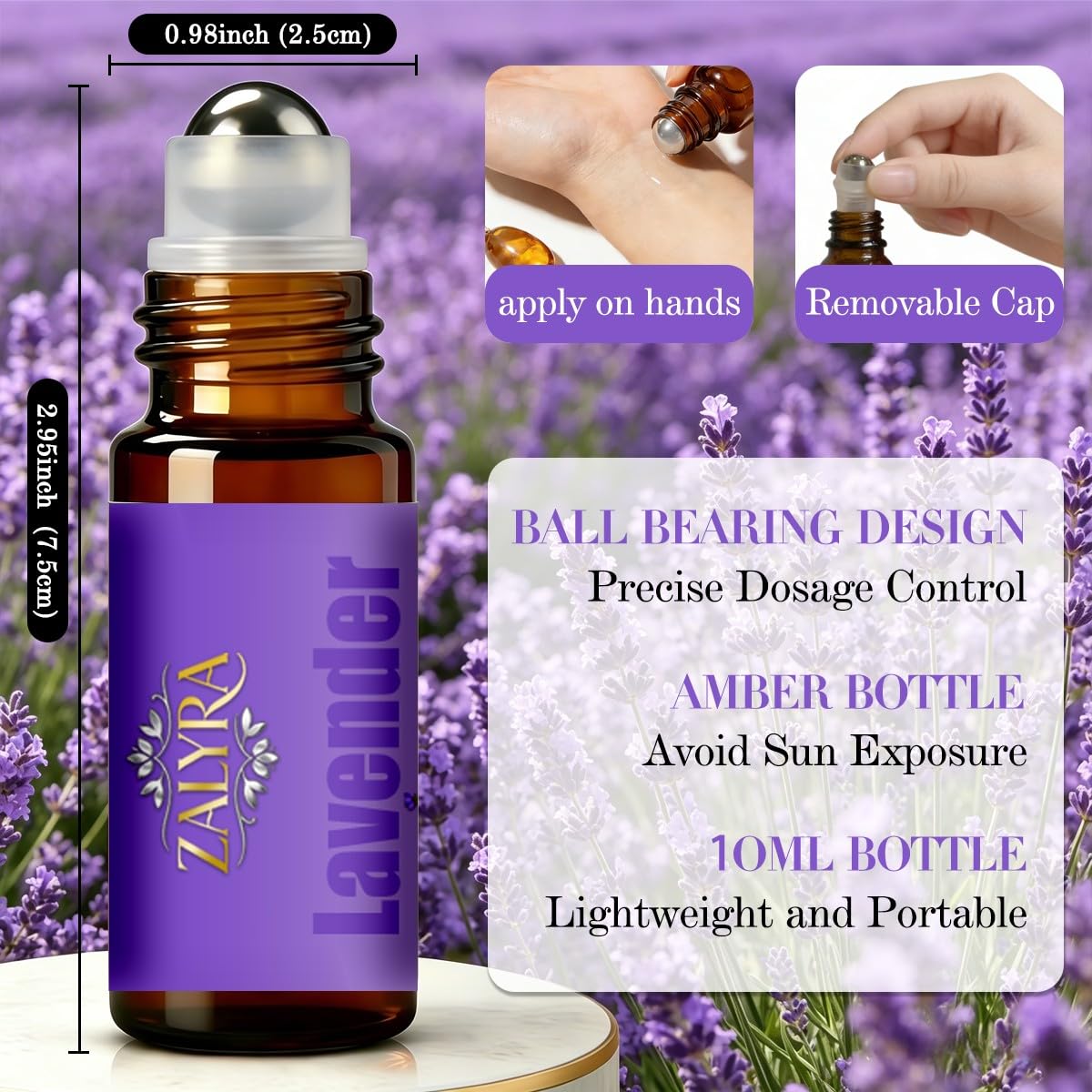 Jasmine&Lavender Essential Oil 4 Fl Oz+0.33 Fl Oz B9996