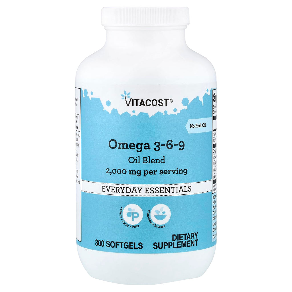 Omega 3-6-9 Oil Blend 300 Softgels 1,000 mg L980