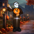 6FT Inflatable Scary Pumpkin with Built-in LEDs M6538
