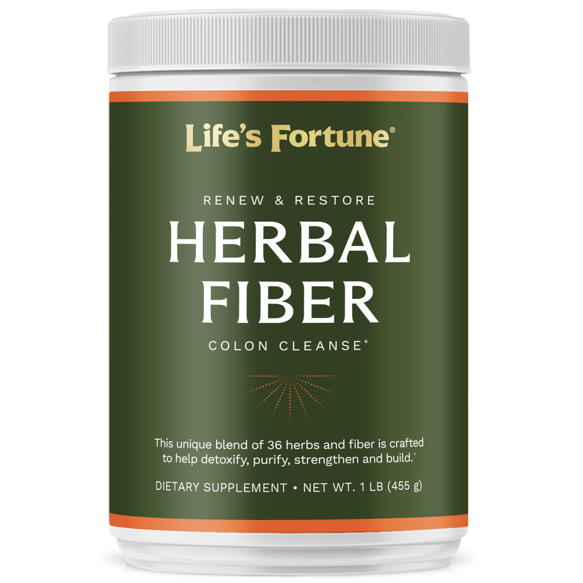 Herbal Fiber Colon Cleanse Powder with Psyllium Husk 1 lb C826