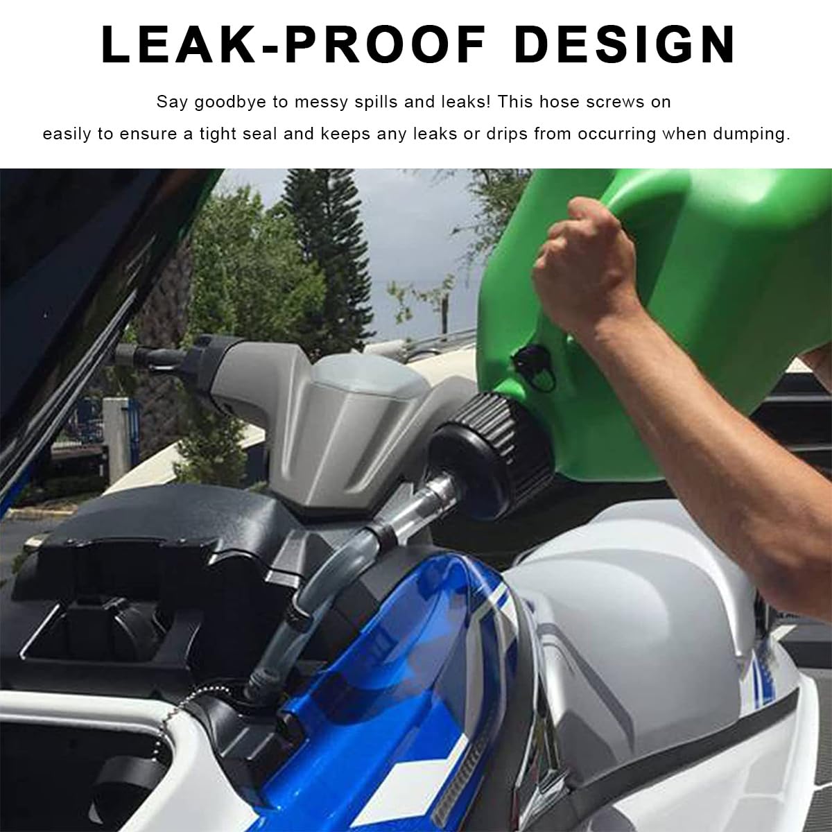 14" Transparent Gas Can Fuel Filler Hose E45353