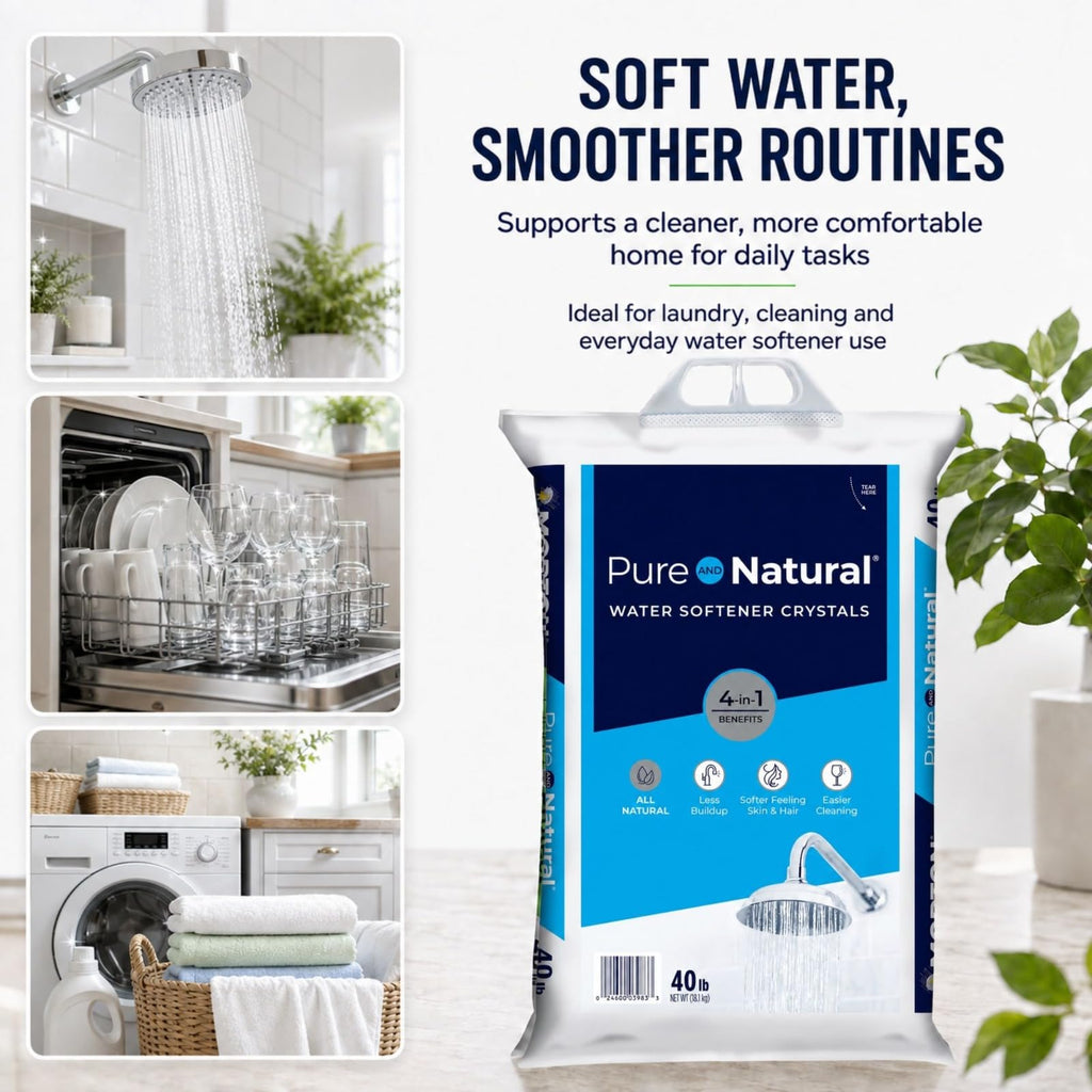 Water Softener Salt Crystals 40 lb 3 Pack A454