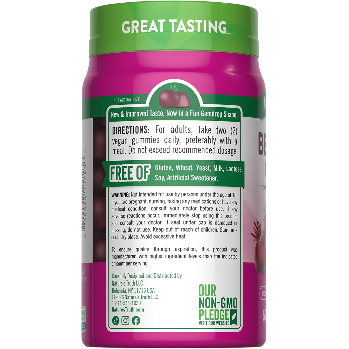 Beet Root Gummies 60 Count A49088