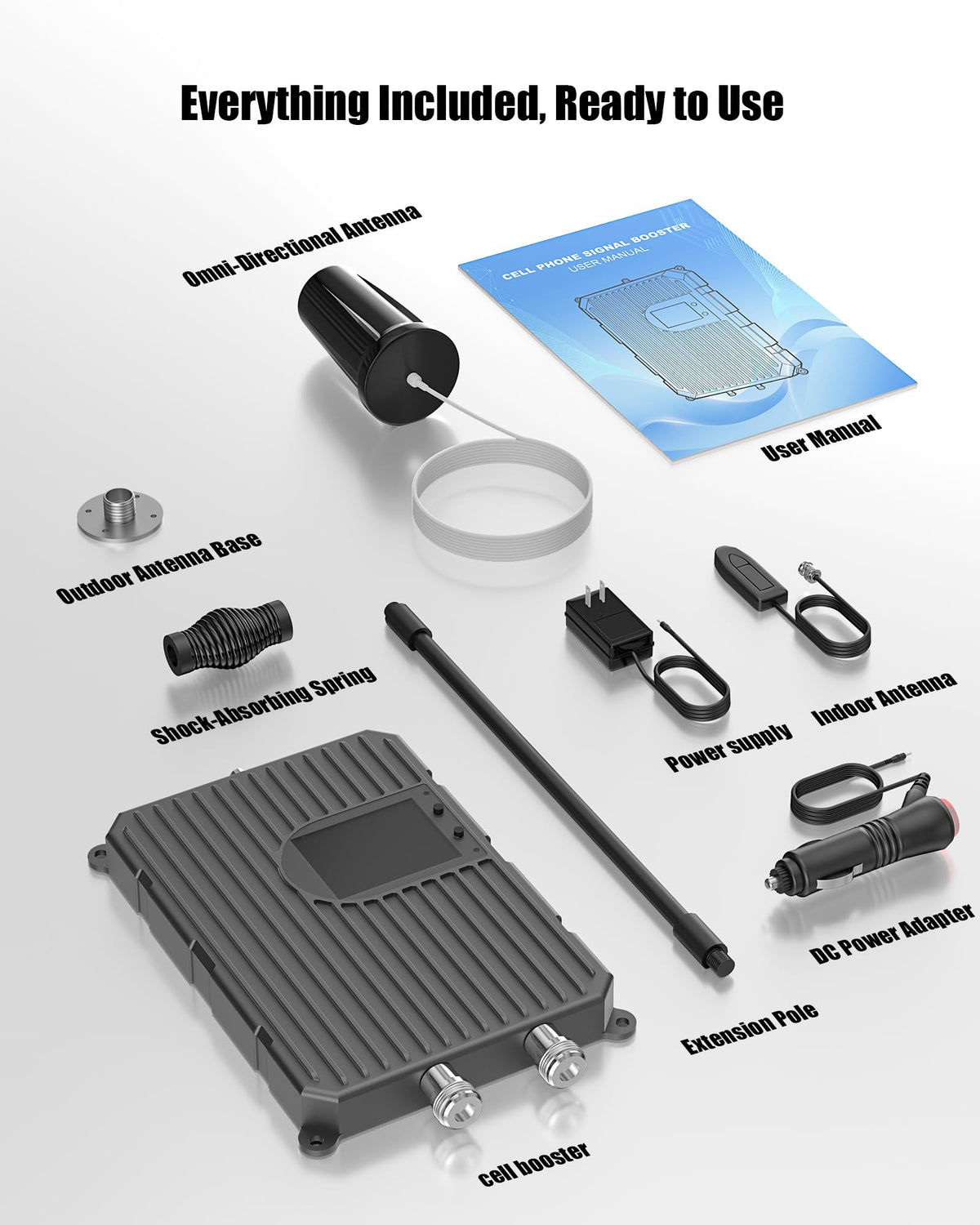 Cell Phone Signal Booster for Truck RV Vehicle D20662