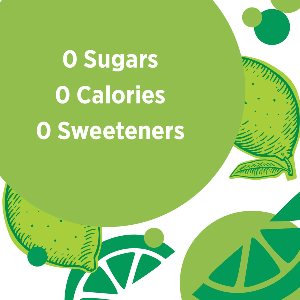 Sparkling Water Zesty Lime 16.9 Fl Oz (Pack of 8) T121