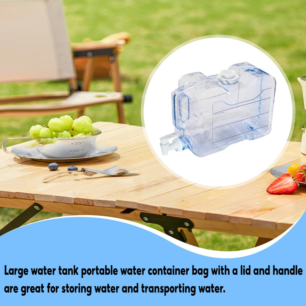 5.7L Portable Water Container with Lid and Handle B7563