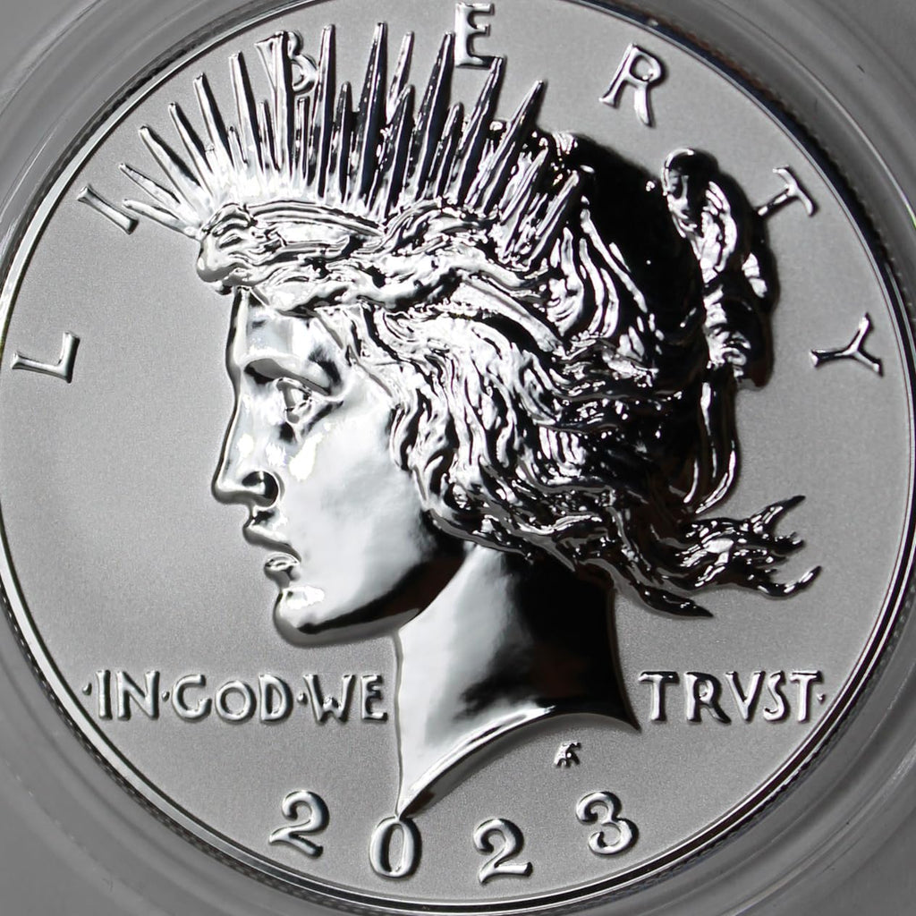 Set of 2 American Proof Silver Morgan & Peace $1 Y751