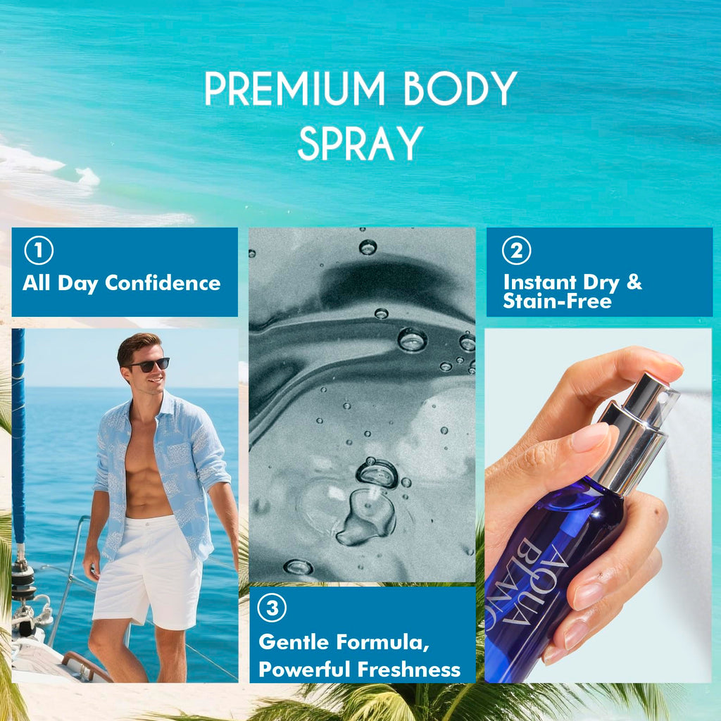 Travel Size Body Spray 3-Pack Set 2.1 Fl Oz U32821