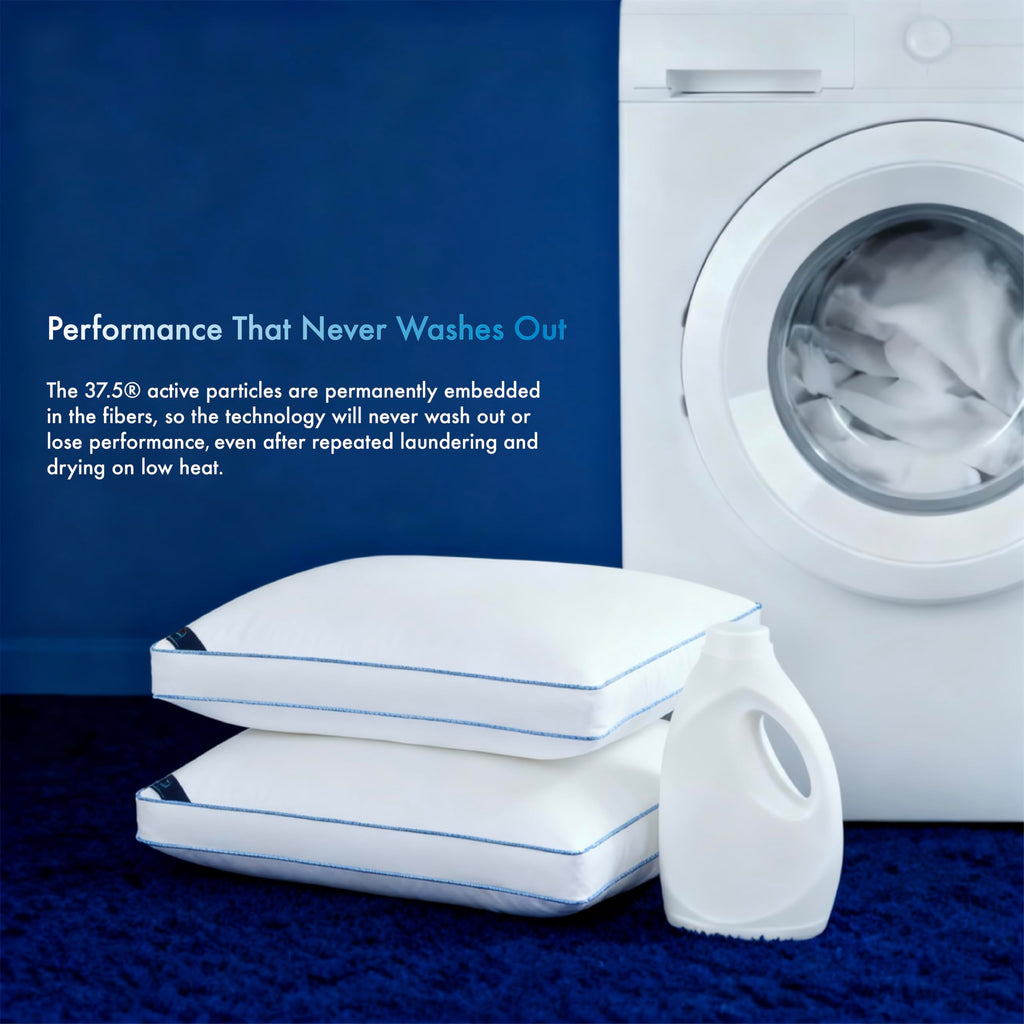 Temperature Regulating King Size Down Alternative Pillow with 2” Gusset R476471
