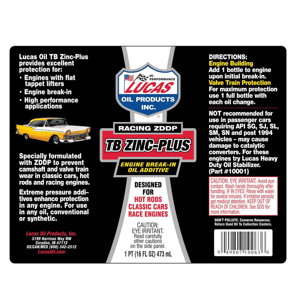 Engine Break in Oil Additive 16 Ounce Pack of 2 U4198