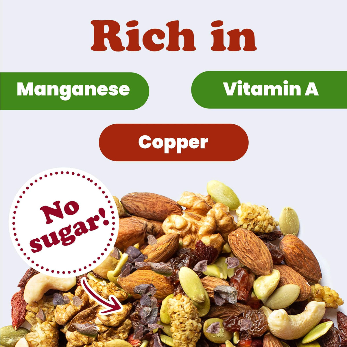 Organic Raw Snack Mix, 8 Ounces D96897