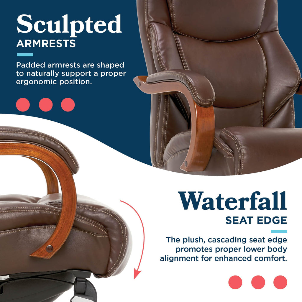 Big and Tall Leather Executive Office Chair A9985