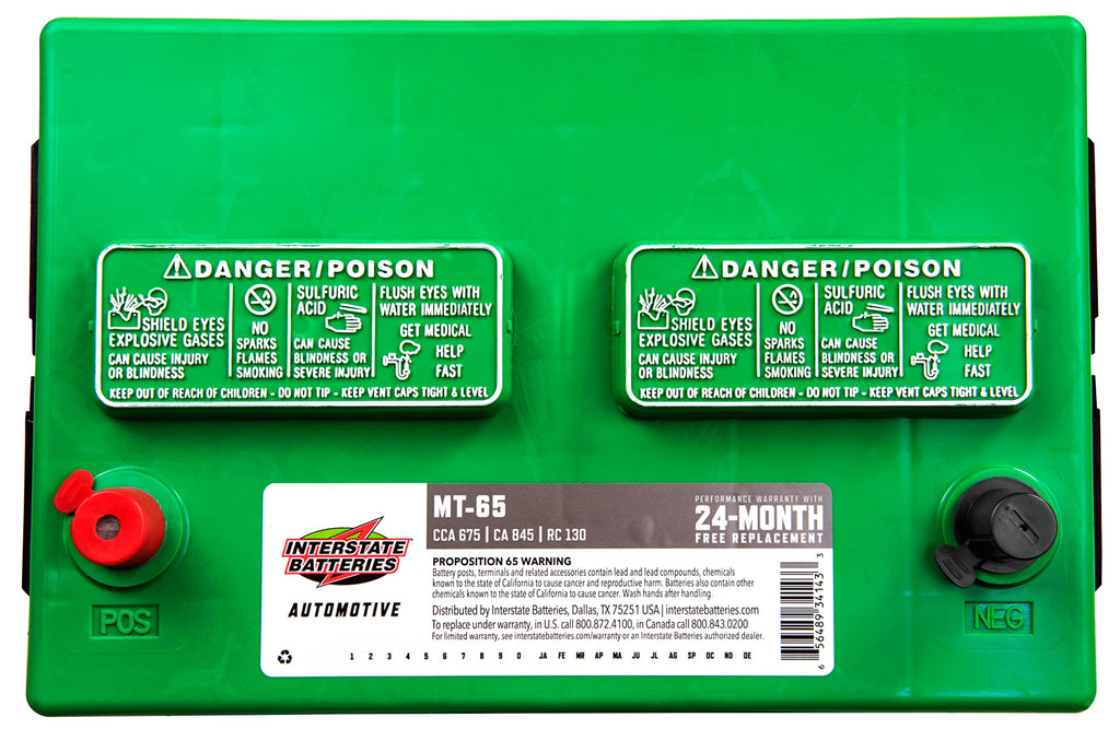 Group 65 12V 675 CCA Car Battery O2211