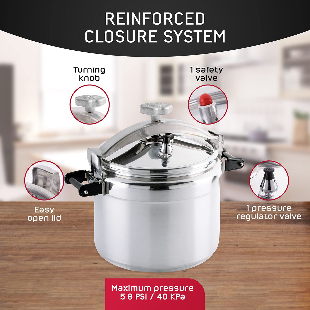 26-Quart Aluminum Pressure Cooker H730