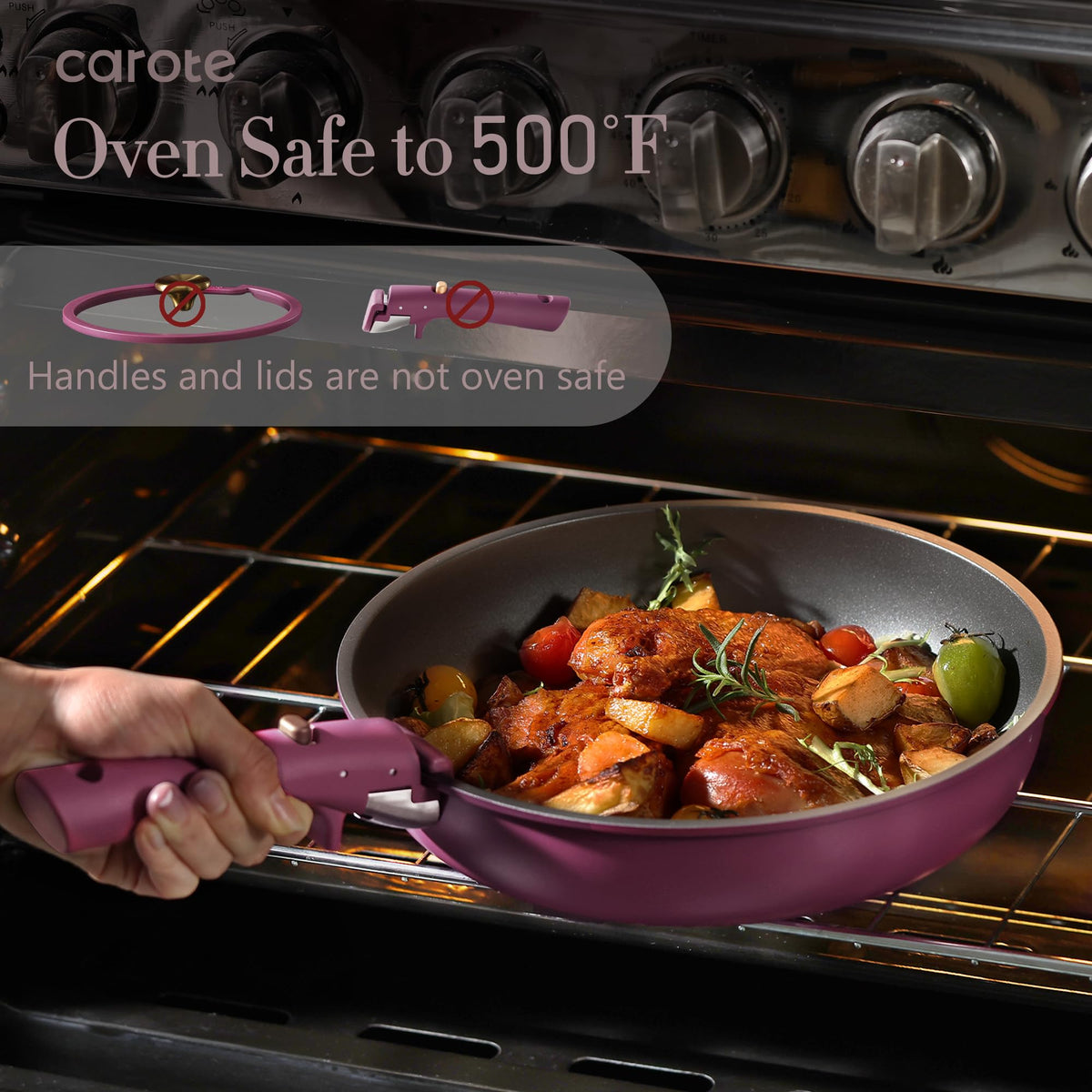 21 Pc Non Stick Cookware Set F348416