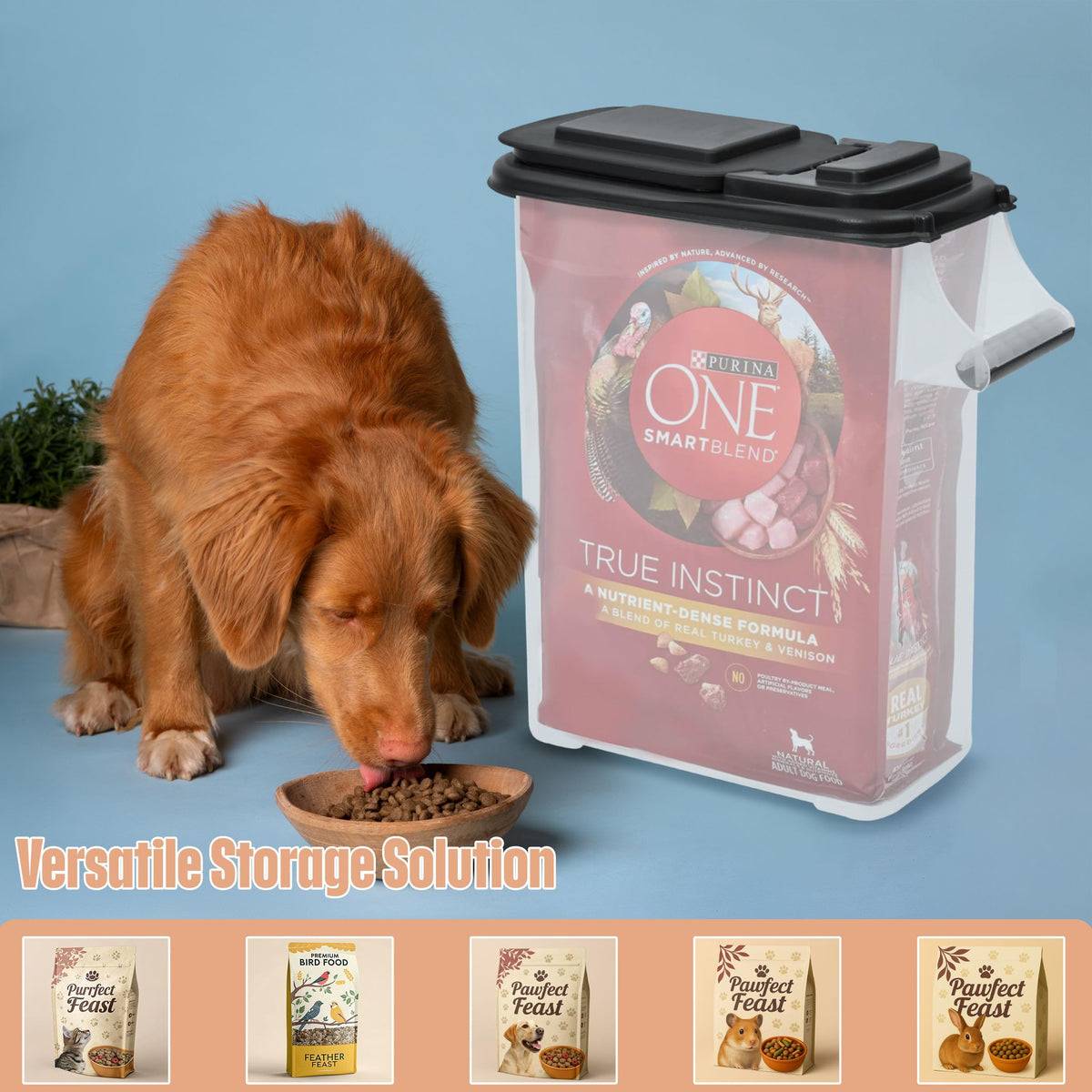 Pet Food Containers 16 Quart 2-pack A507716