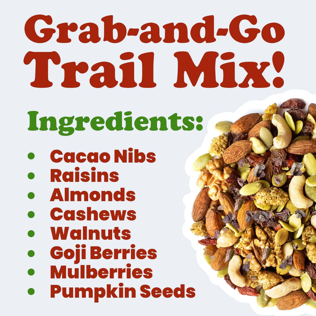 Organic Raw Snack Mix, 8 Ounces D96897
