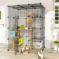 Large Detachable Metal Wire Cat Enclosure Y38526