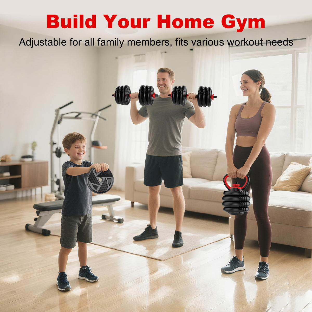 Adjustable Dumbbell Set 5 in 1 D78147