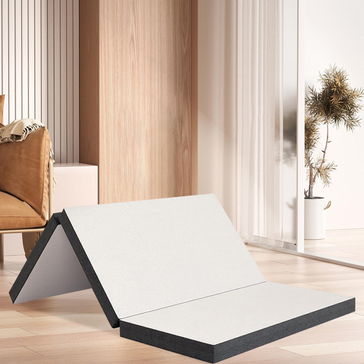 Memory Foam Folding Mattress Full 3 Inch Trifold with Washable Cover G779