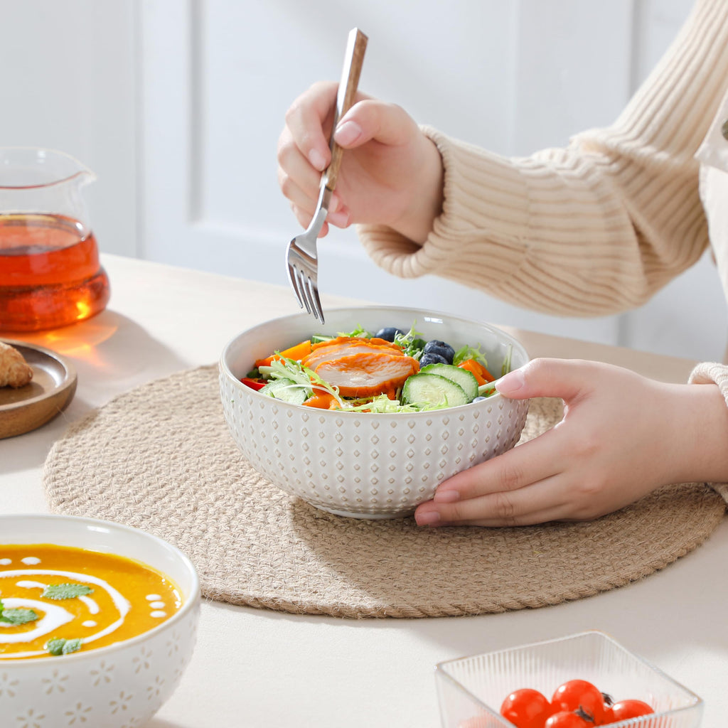 30 Ounce Ceramic Soup Bowls Set of 4 T635250