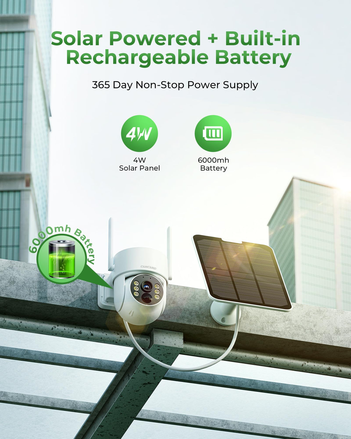 Solar Security Cameras Wireless Outdoor with 10" Monitor J900097