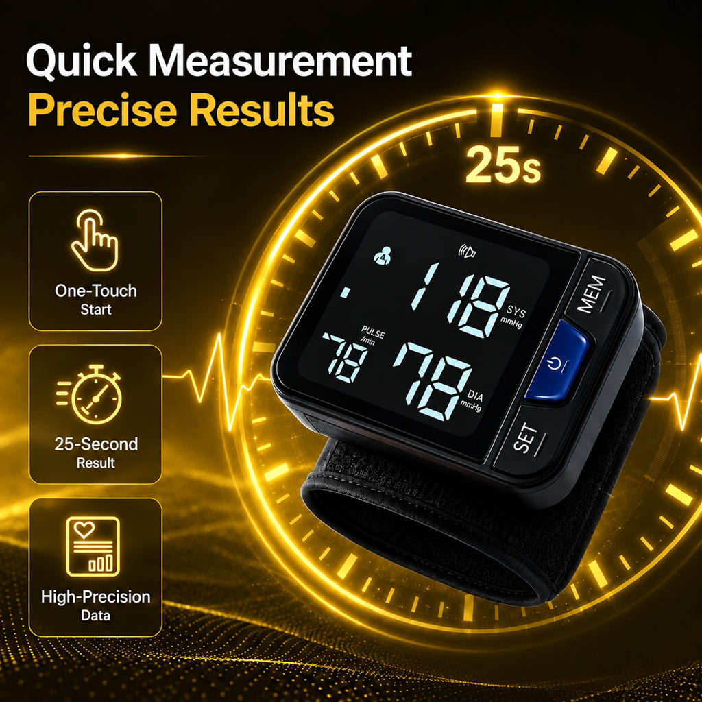 Portable Wrist Blood Pressure Monitor with Large Display C36251