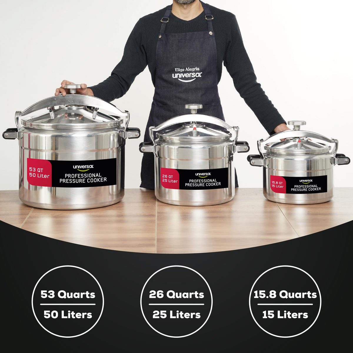 26-Quart Aluminum Pressure Cooker H730