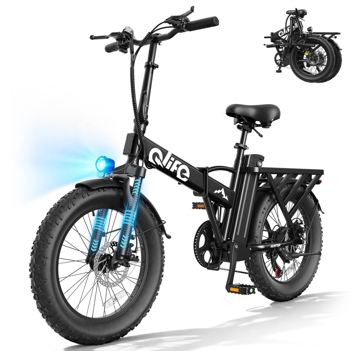 Foldable Electric Bike with 20" Fat Tires Z706