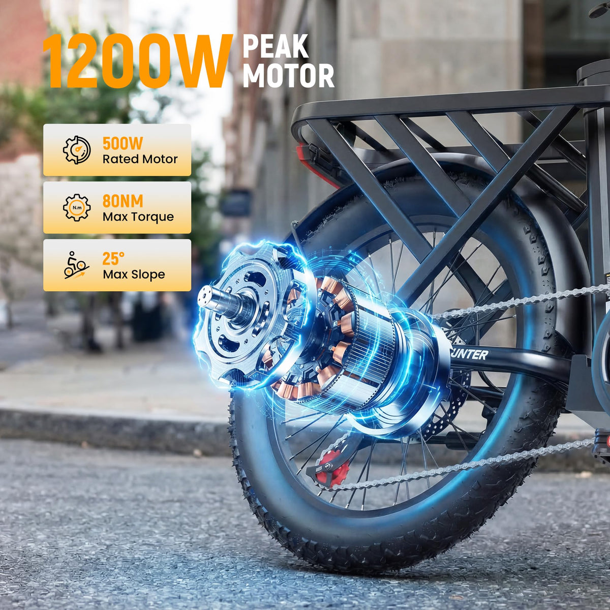 Foldable Electric Bike with 20" Fat Tires Z706