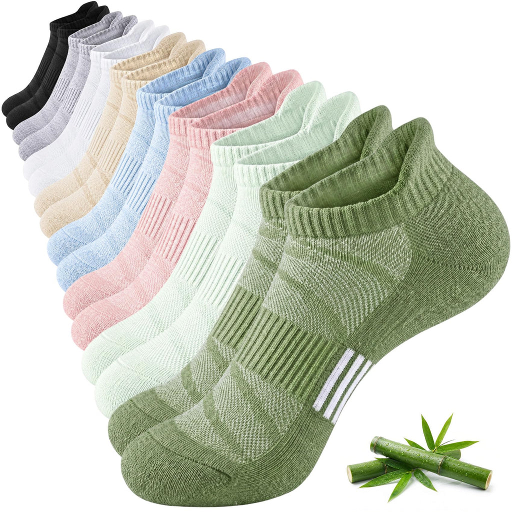 8 Pairs Bamboo Viscose Ankle Socks L1506