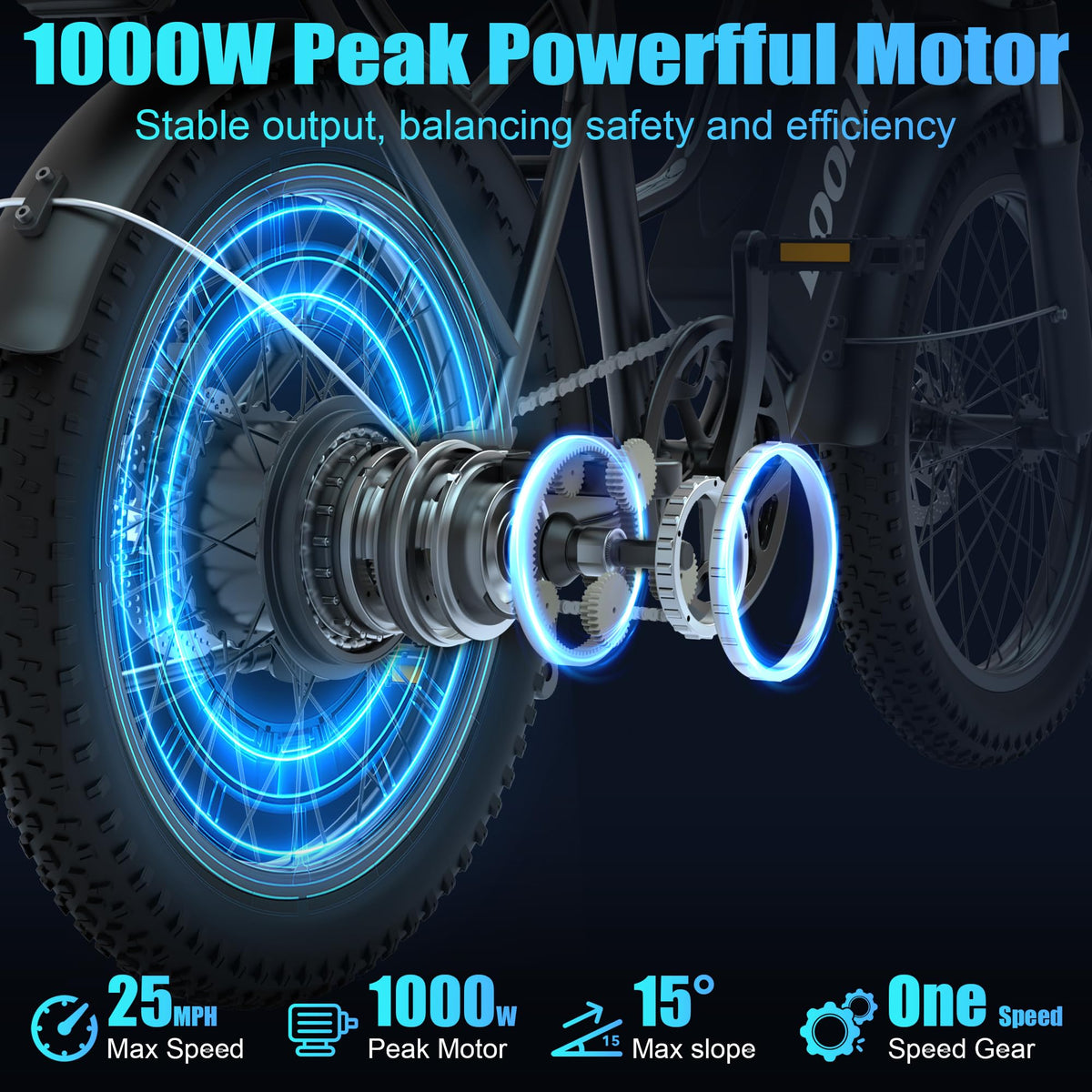 Ebike with Rear Seat & Front Basket M4755