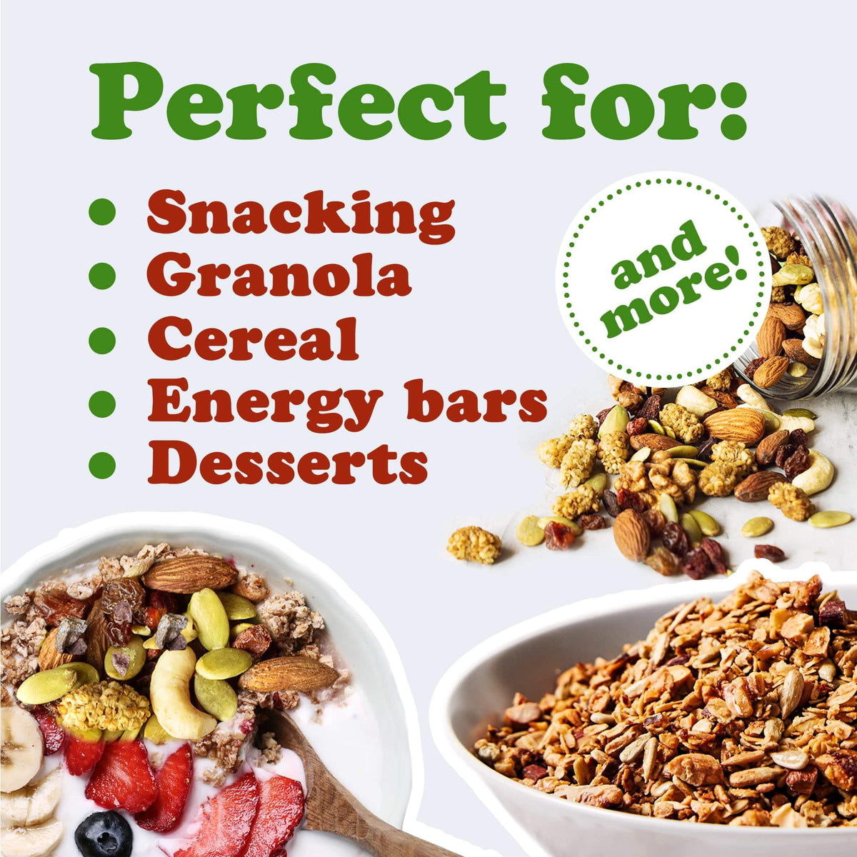 Organic Raw Snack Mix, 8 Ounces D96897