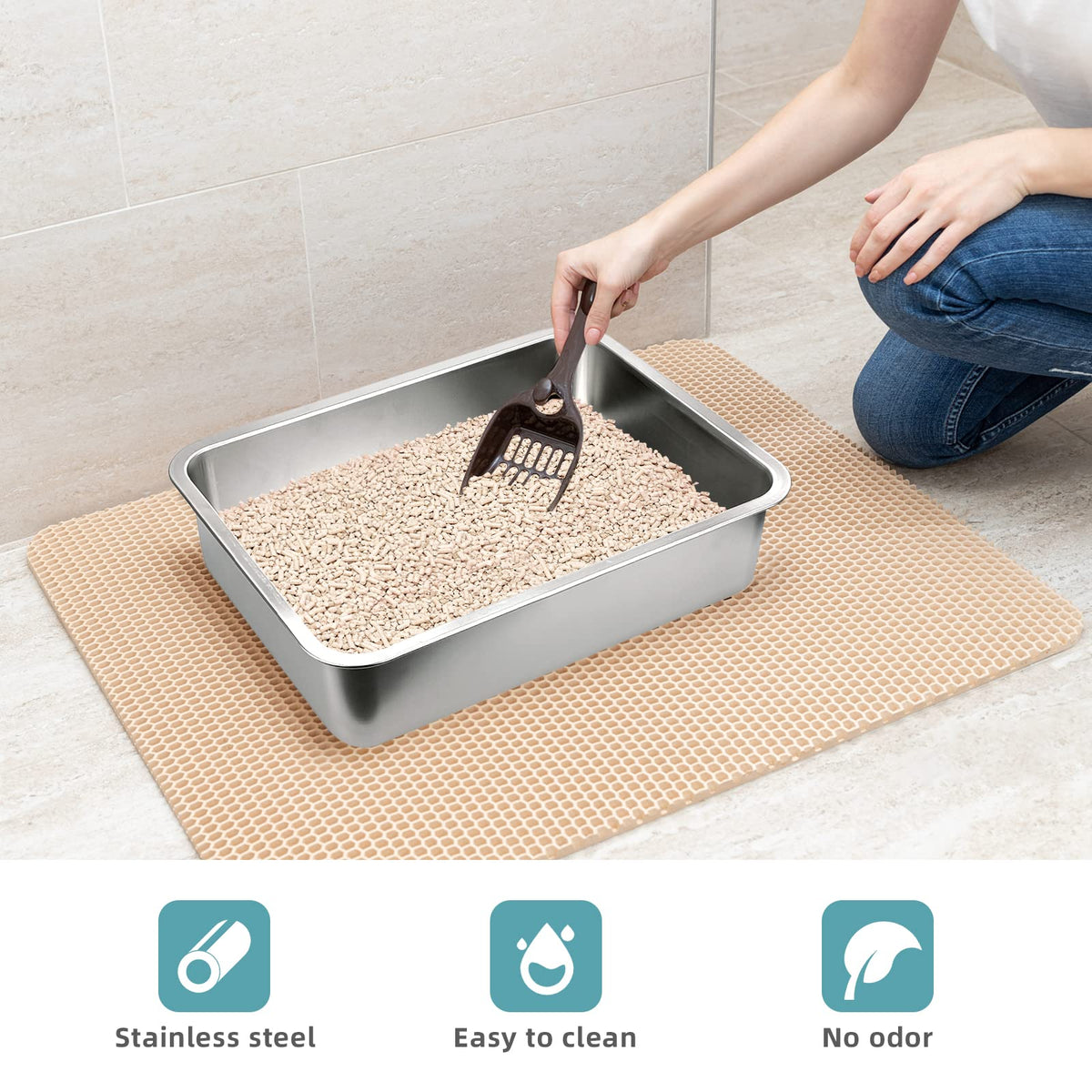 Stainless Steel Litter Box I995