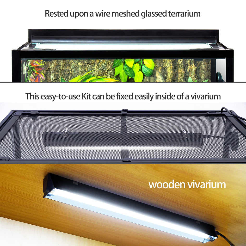 T5 HO UVB Lighting Combo Kit with Desert 10.0 UVB T5 Lamp X355