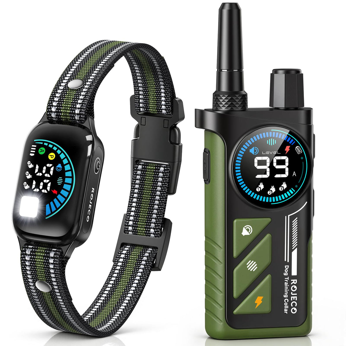2-in-1 Dog Shock Collar & Dog Bark Collar Y120772